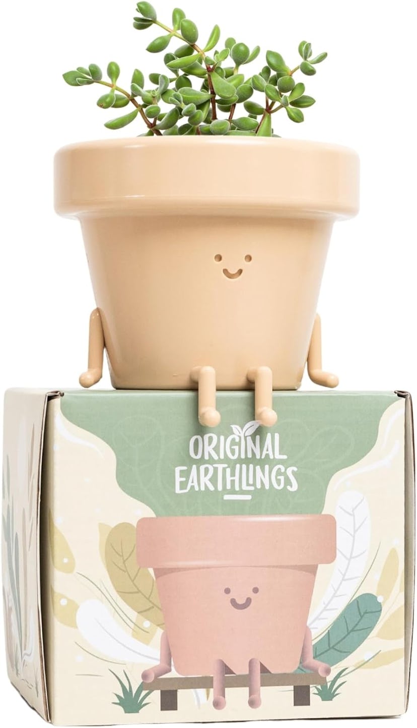 Earthlings Sitting Planter Pot 