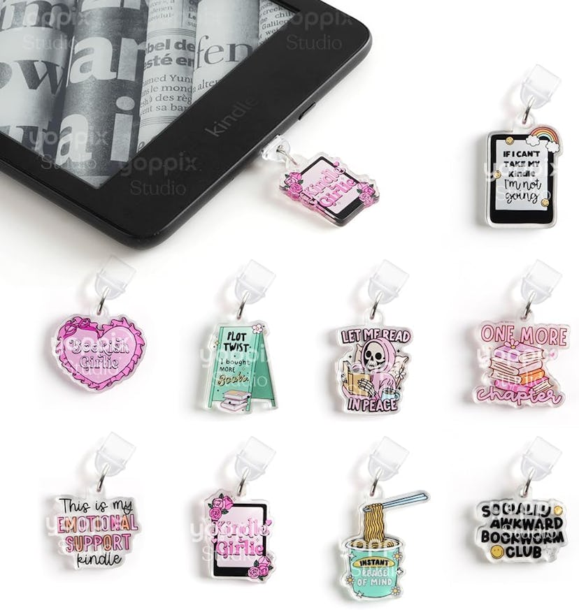 YOPPIX  E-Reader Charms (9 Pieces)