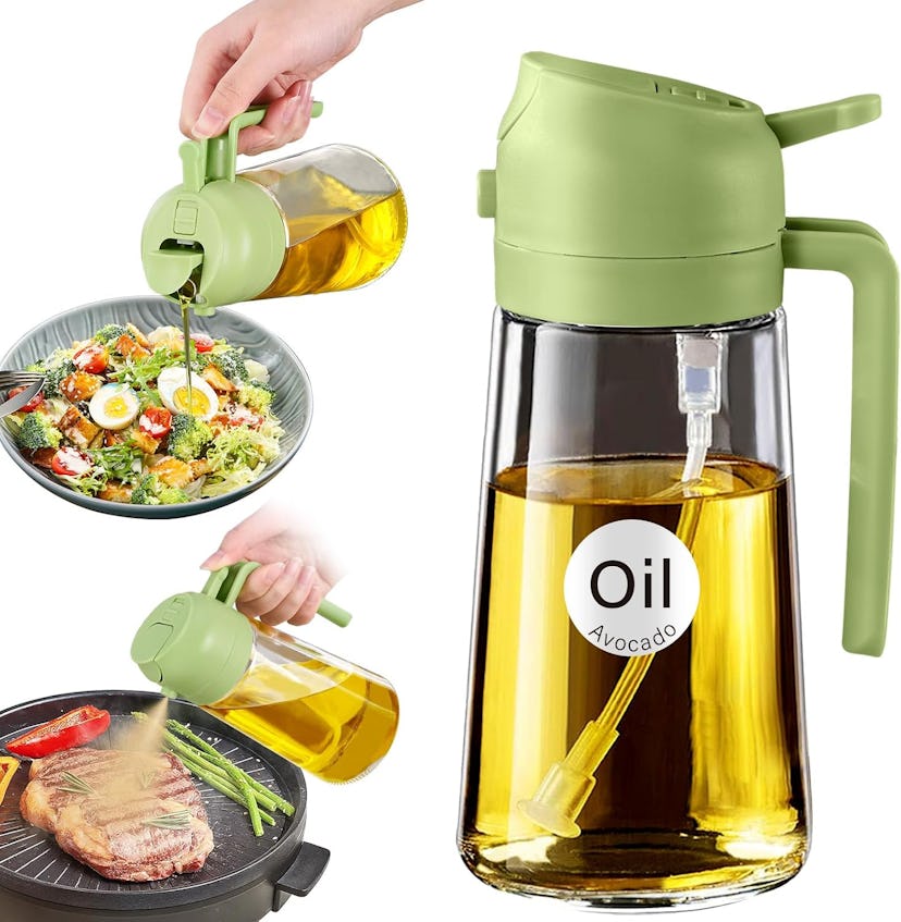 YARRAMATE 2-in-1 Glass Olive Oil Sprayer