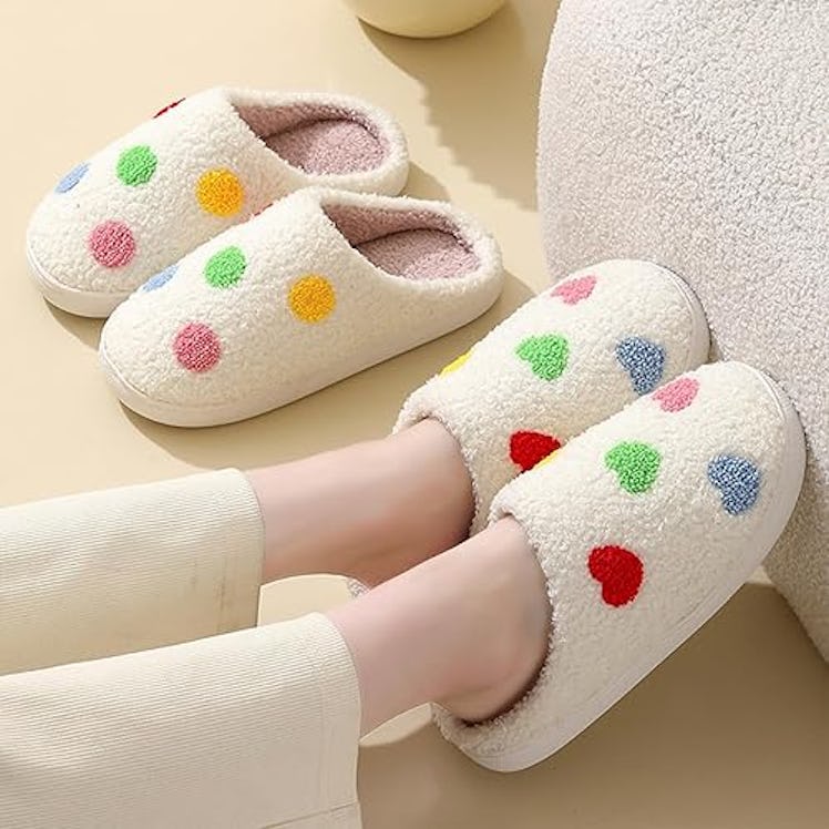 LNERIP Fluffy Memory Foam Slippers