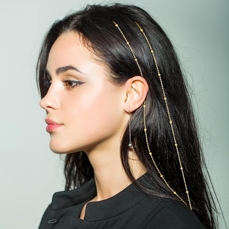 Chunyin Rhinestone Hair Chains (6 Pieces)