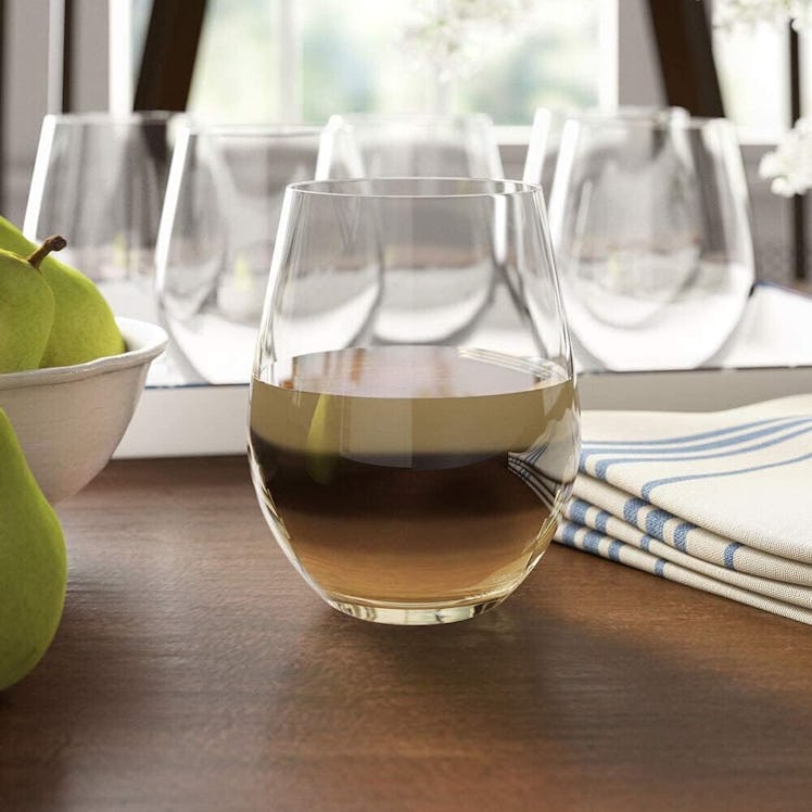 Modvera Stemless Wine Glasses (Set Of 6)