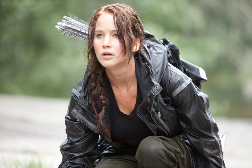 Jennifer Lawrence in The Hunger Games. Photo via Lionsgate