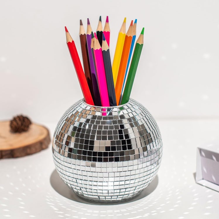 RBGDOT Disco Ball Pencil Holder