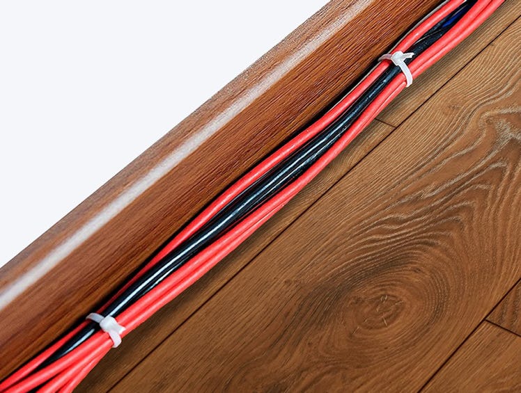 Bolt Dropper 15-Inch White Zip Cable Ties (100 Count) 