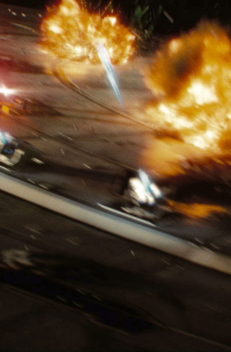 The destruction of the USS Kelvin in 'Star Trek' (2009)