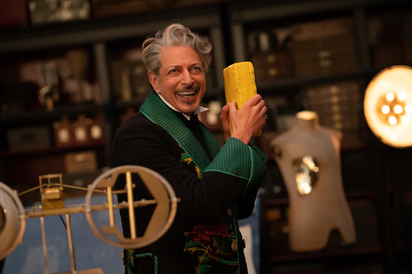 Jeff Goldblum as the Wizard in Wicked: For Good. Photo via Universal Pictures
