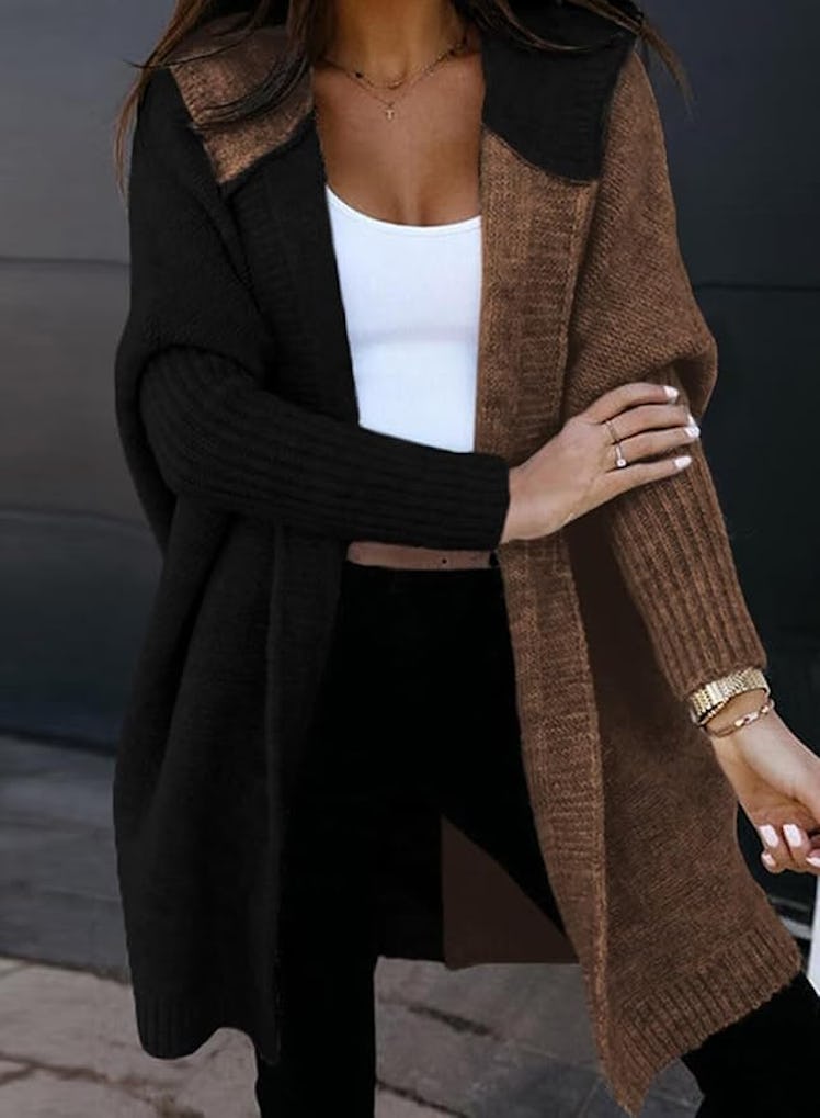 Astylish Open Front Cardigan