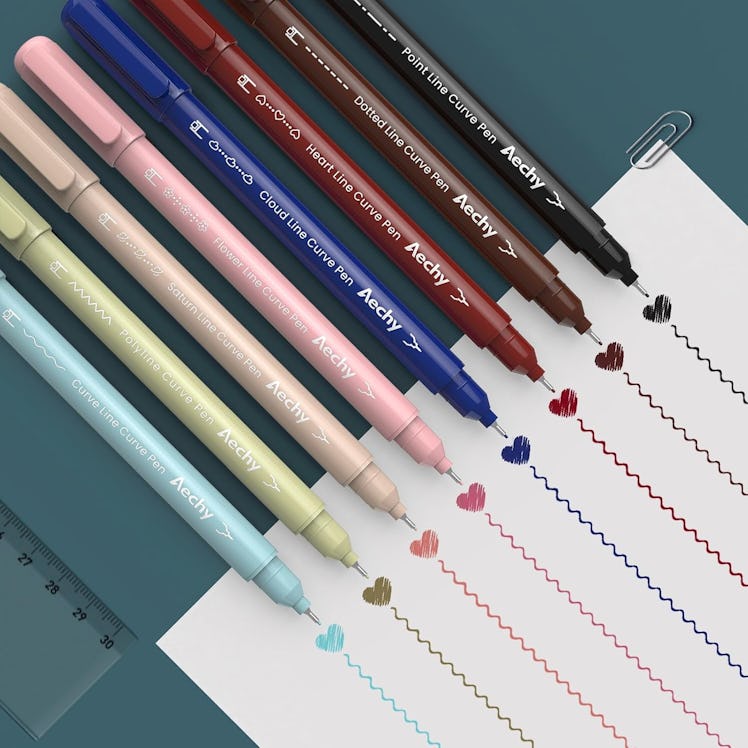 AECHY Highlighter Pens (8-Pack)