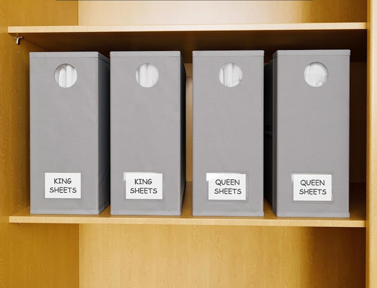 SpaceAid Bed Sheet Organizers (4-Pack)