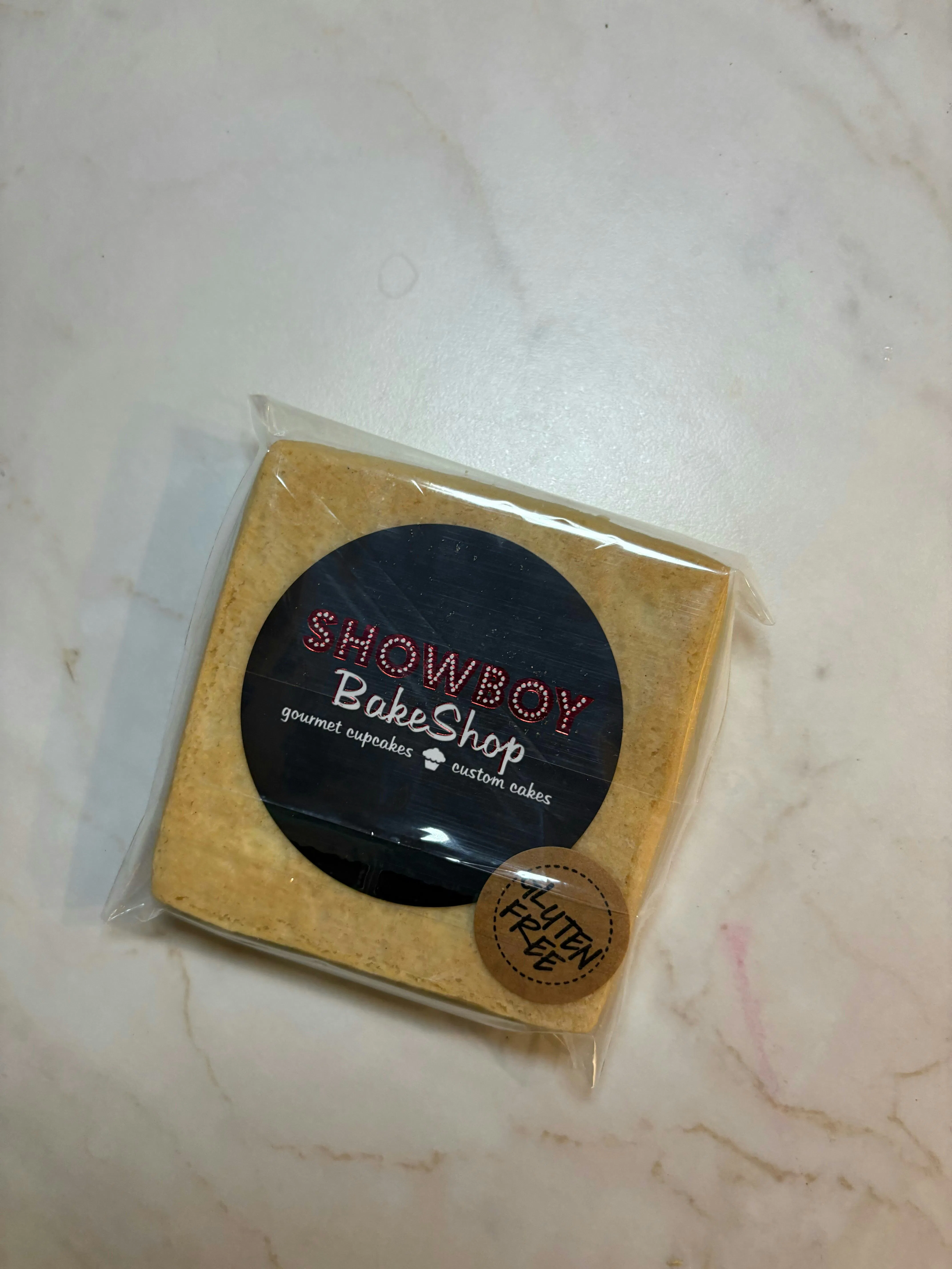 Opening night cookie from Showboy Bakeshop