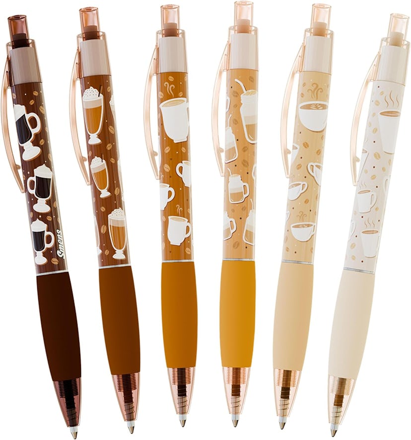 Scentco Coffee-Scented Gel Pens (6-Pack)