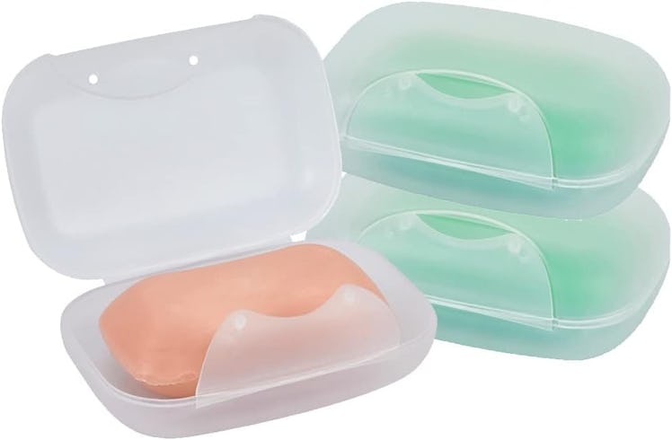 Vonpri Travel Bar Soap Holder (3-Pack)