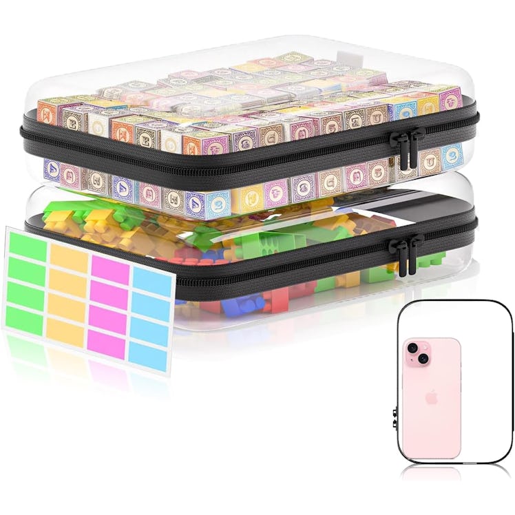 Mihkiom Clear Hard Shell Zipper Case (2-Pack)