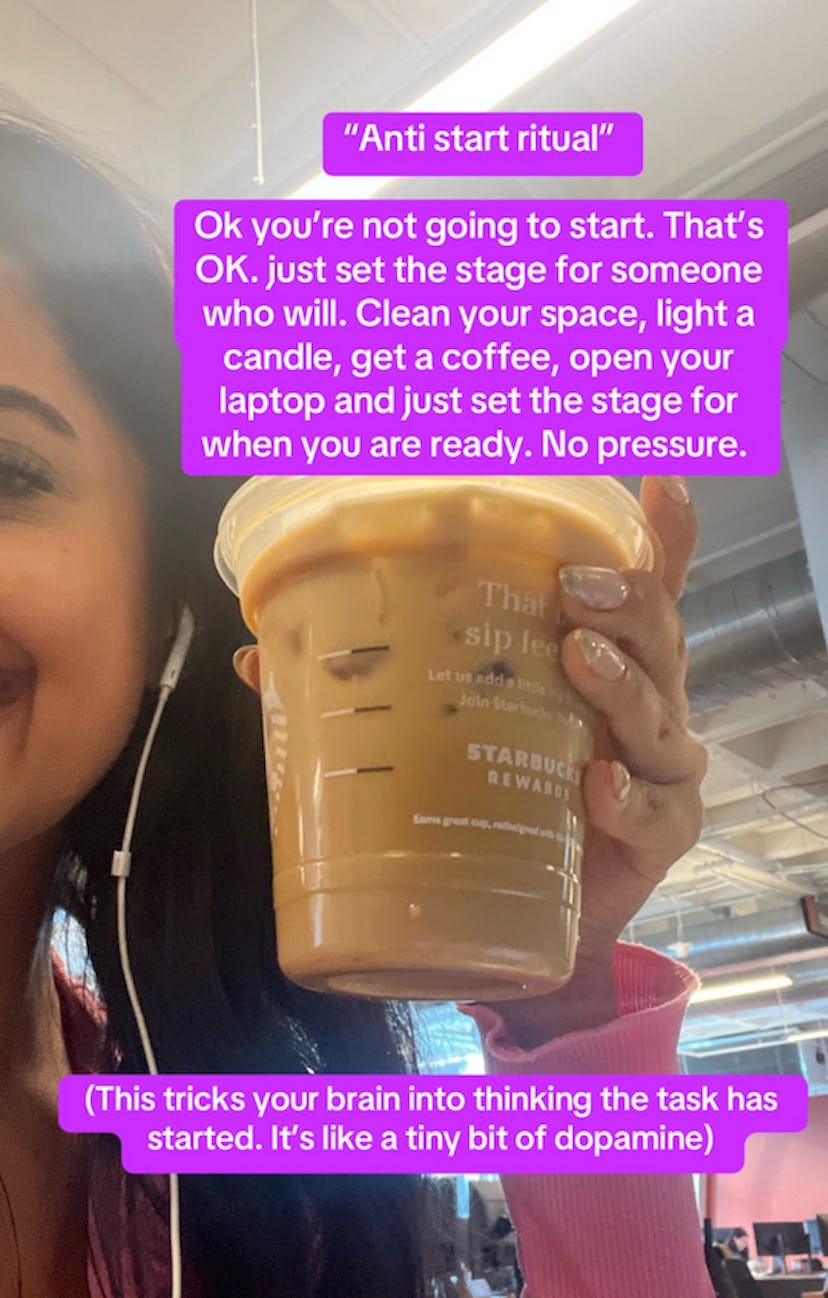 The anti start ritual is genius.