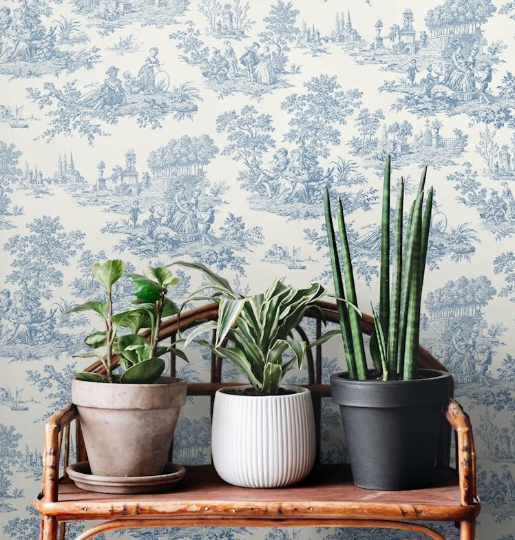 NextWall Chateau Toile Peel & Stick Wallpaper