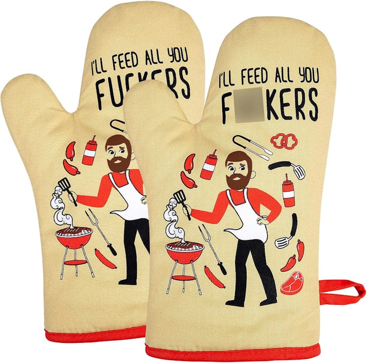 Miracu Funny Oven Mitts