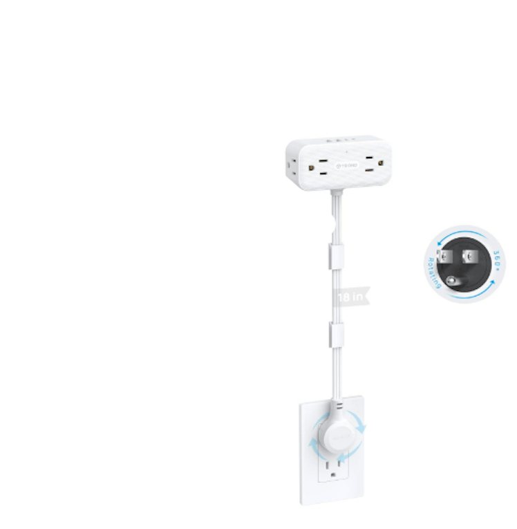 TROND 360° Rotating Plug Outlet Extender