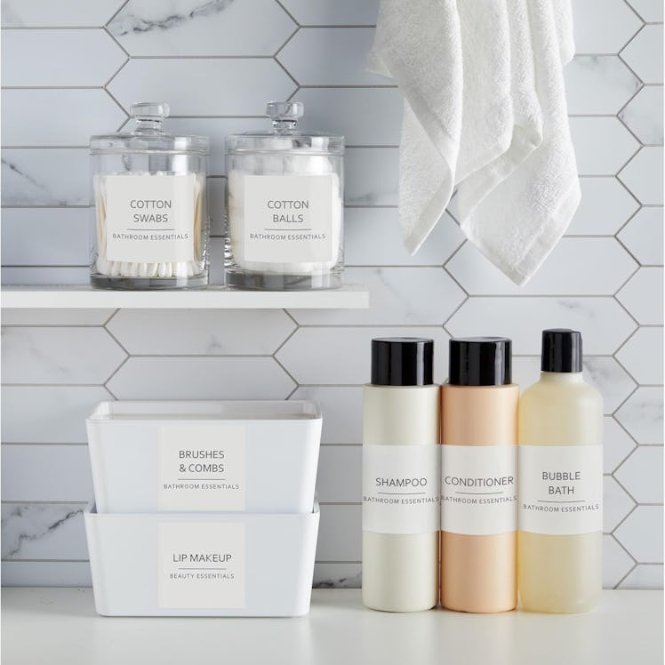 Talented Kitchen Organizing Labels For Bathrooms (174 Pieces)