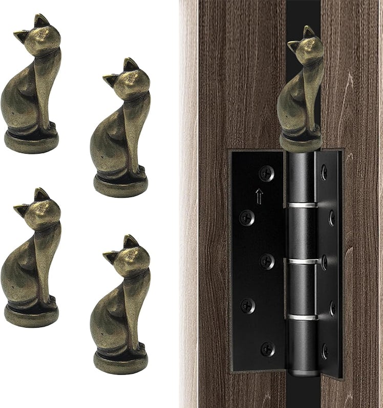WLHYHH Decorative Hinge Head Toppers (4 Pieces)