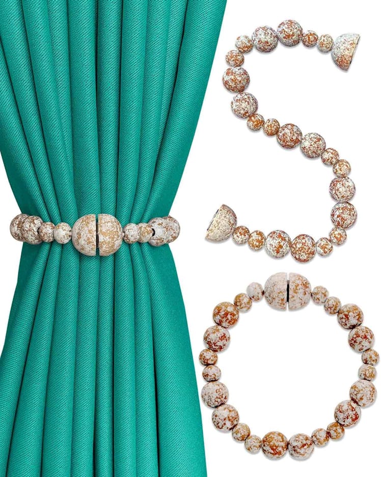 Insstic Magnetic Curtain Tiebacks (2-Pack)