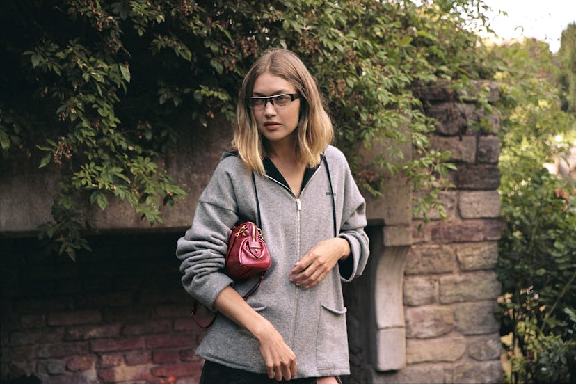 Gigi Hadid miu miu holiday campaign 2025