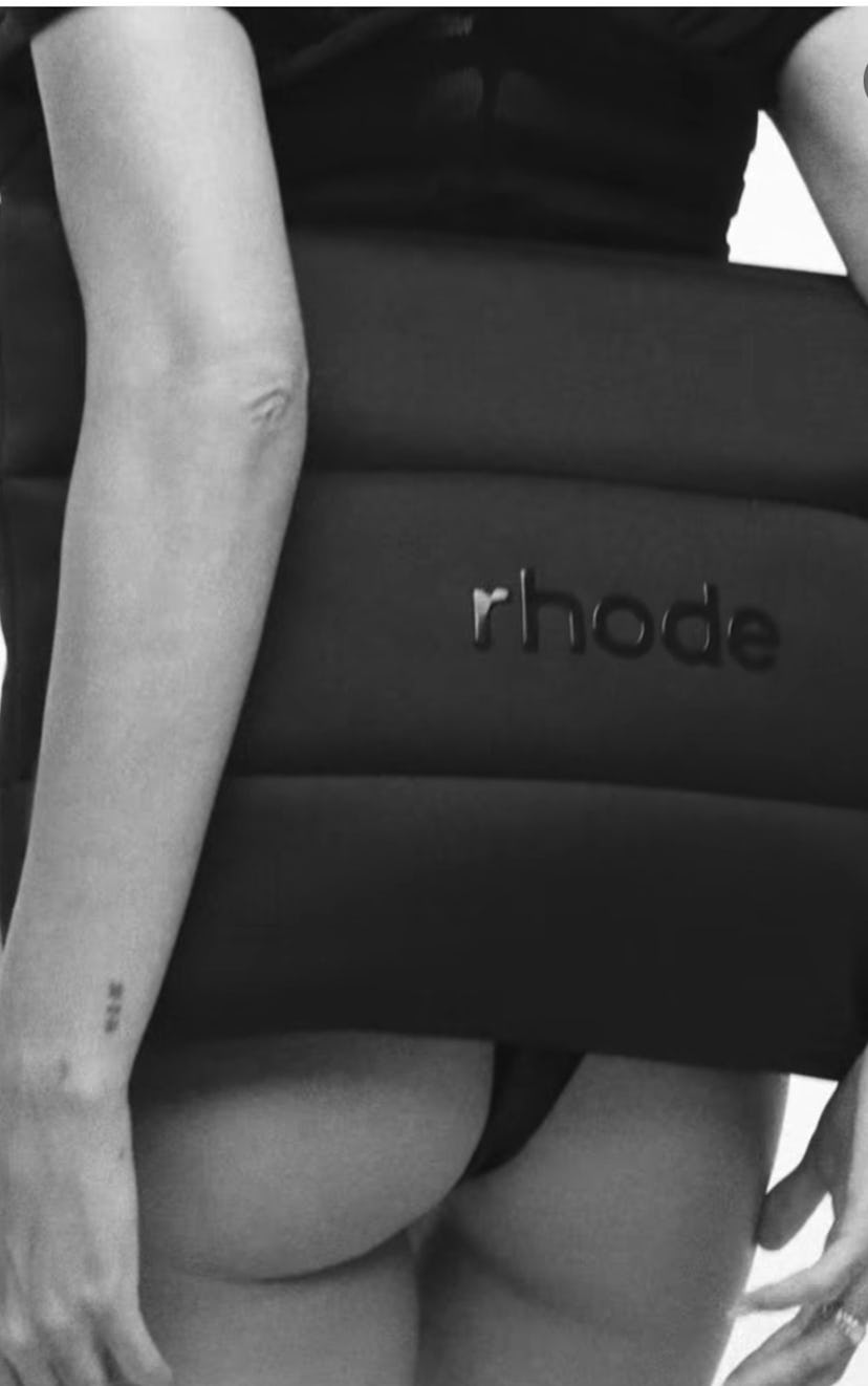 Hailey Bieber stars in a Rhode campaign.