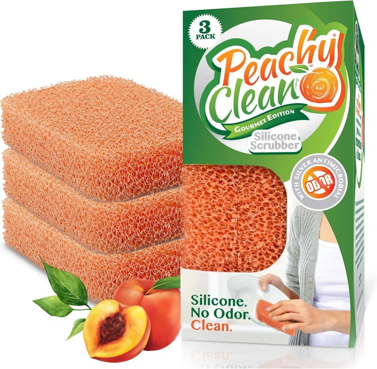 Peachy Clean Silicone Scrubber (3-Pack)