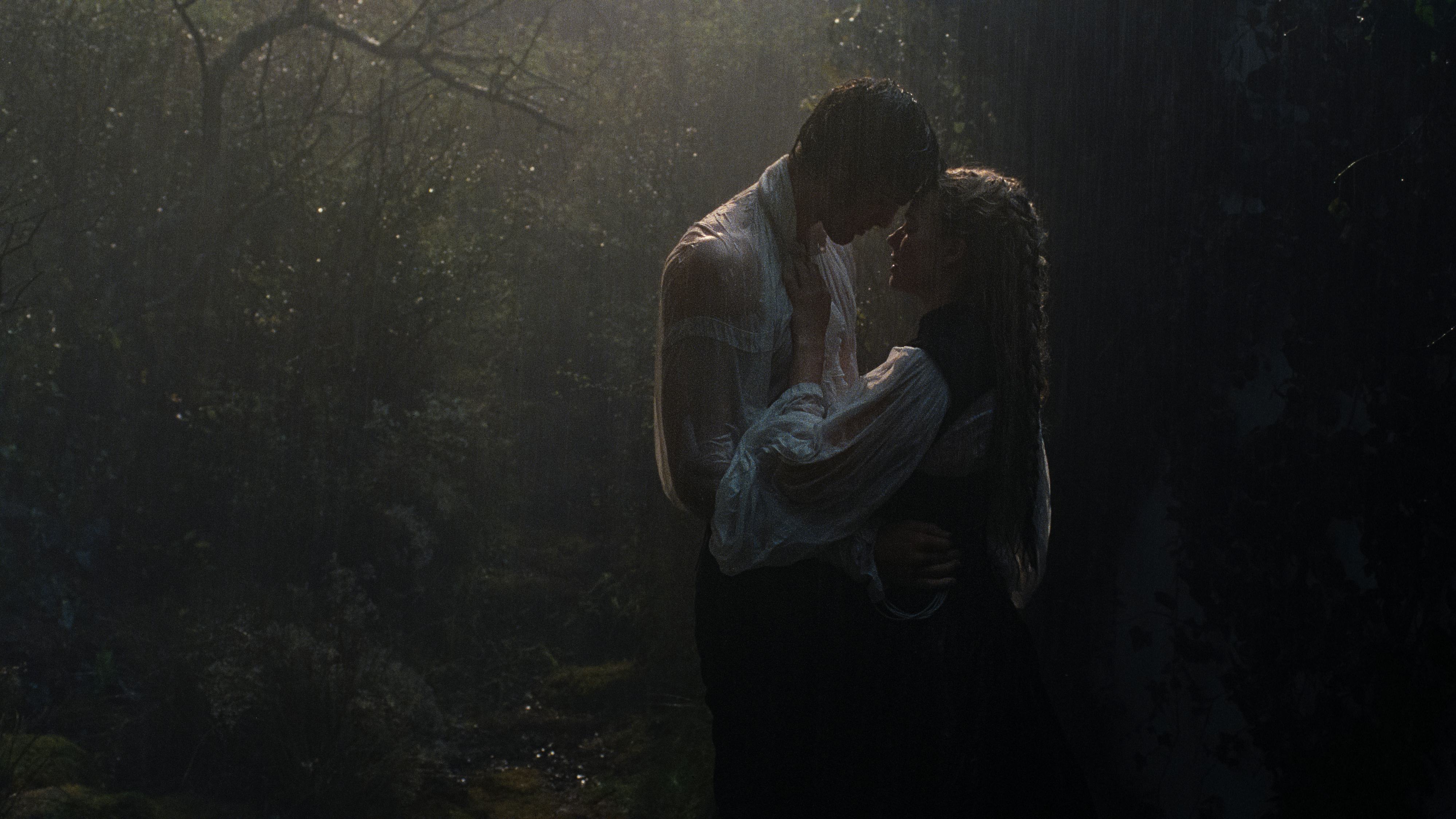 Jacob Elordi and Margot Robbie in 'Wuthering Heights'
