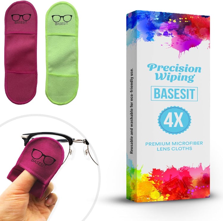 Basesit Eyeglass Cleaning Cloth (4-Pack)