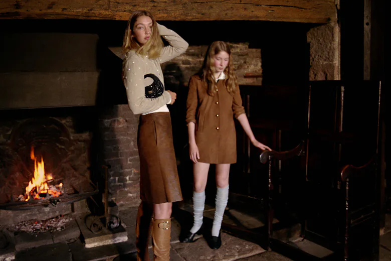 Gigi Hadid miu miu holiday campaign 2025