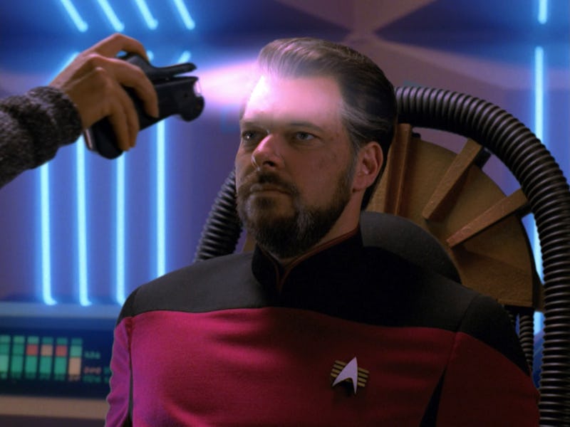 Riker (Jonathan Frakes) in "Future Imperfect."