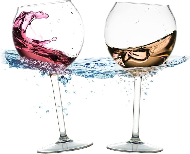 BubbleWally Floating Wine Glasses (2-Pack)