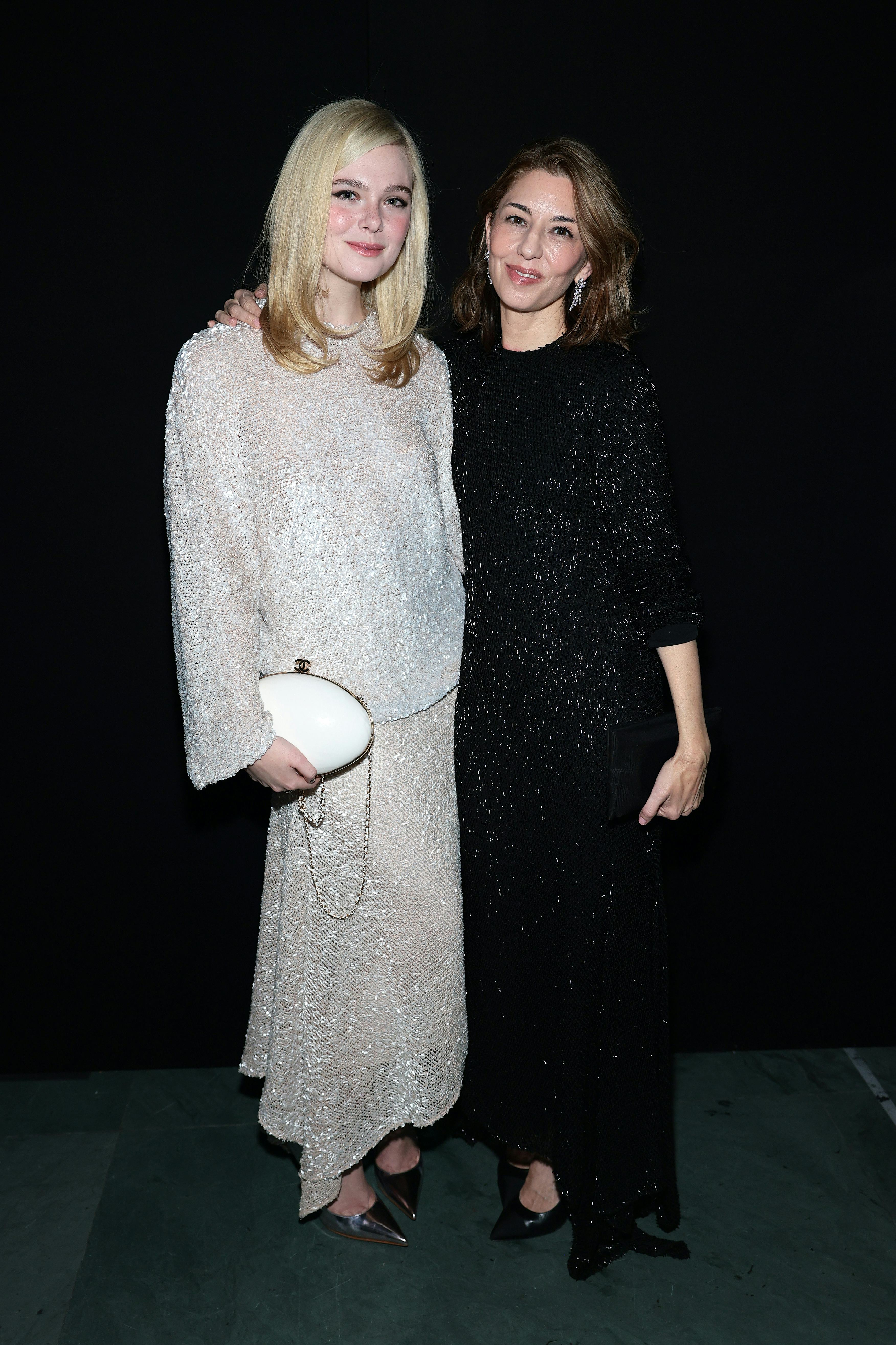 Elle Fanning and Sofia Coppola