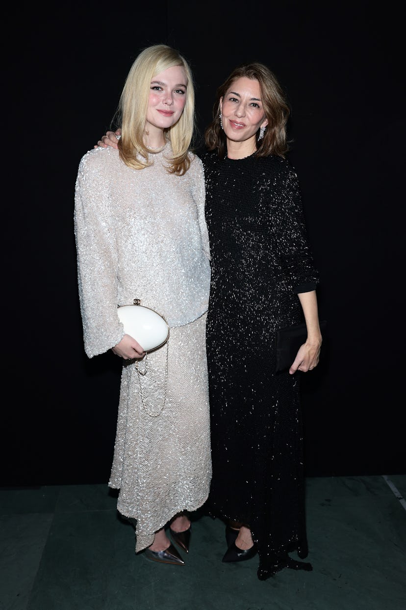 Elle Fanning and Sofia Coppola