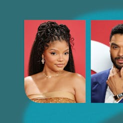 Halle Bailey and Regé-Jean Page, who star together in new rom-com movie 'You, Me, and Tuscany.' Phot...