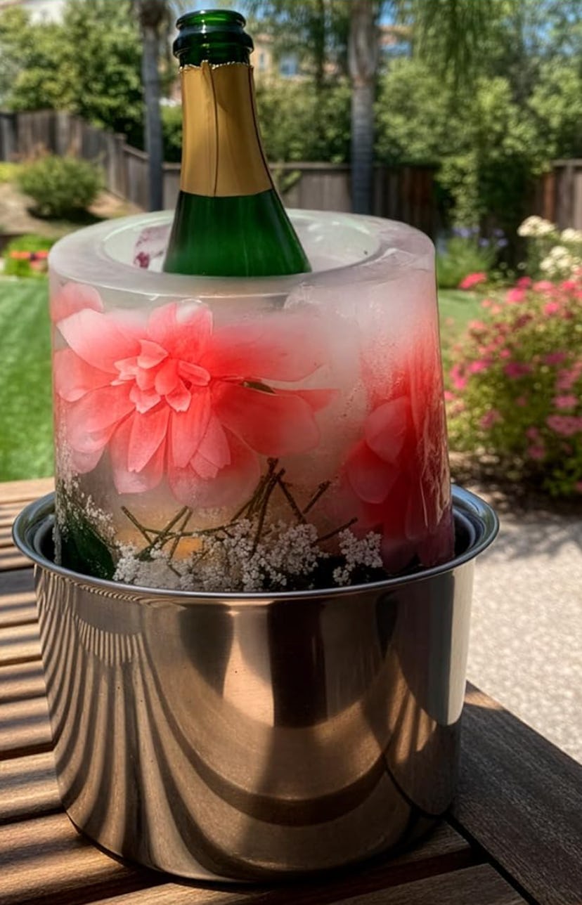 DIMROM Champagne Bucket Ice Mold Wine Chiller