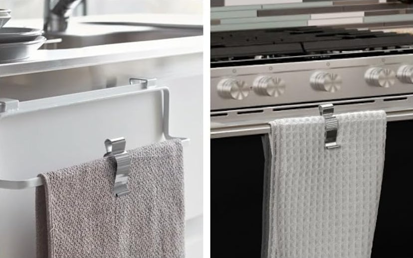 Aieve Stainless Steel Towel Clips (4-Pack)