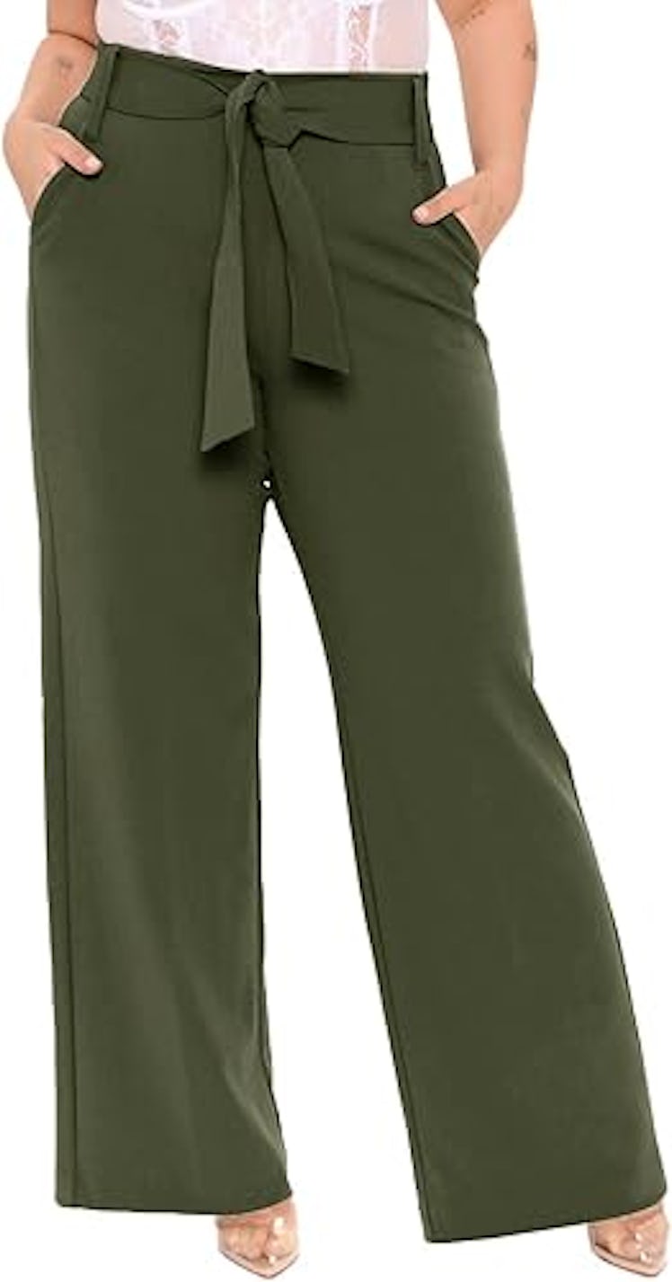 Eytino Belted Dress Pants 