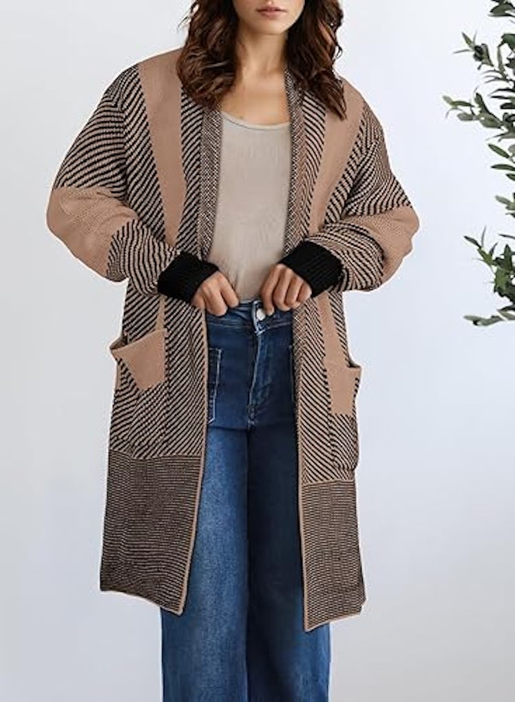 Astylish Open Front Cardigan