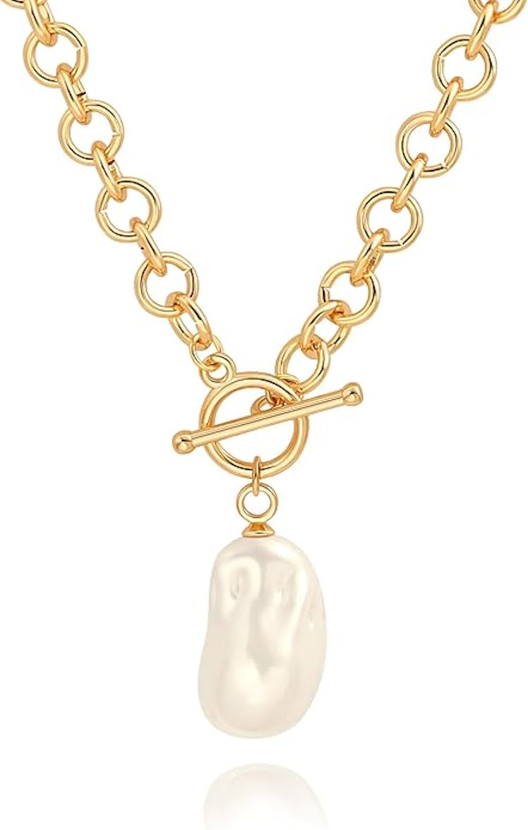 PEARLADA Pearl Pendant Necklace