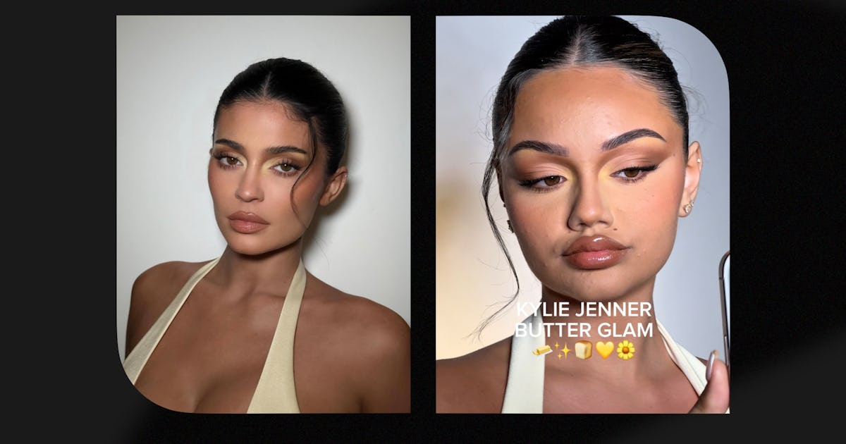 Kylie Jenner's "Butter Glam" Makes Yellow Winter's Coolest Makeup Shade