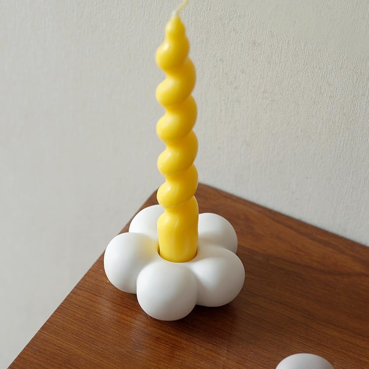 MDFAYE Flower Candle Holder