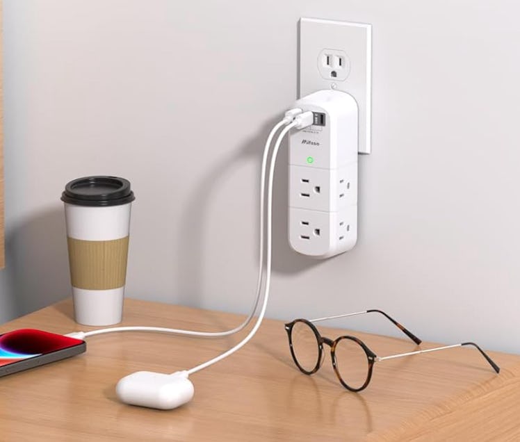 Mifaso Outlet Extender with Rotating Plug