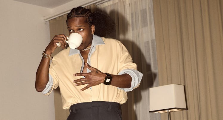 asap rocky photographed by rihanna