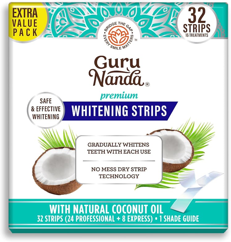 GuruNanda Teeth Whitening Strips (32 Count)