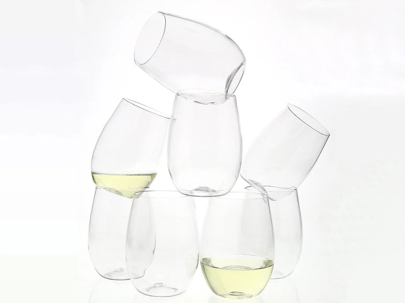 Rowdy Crowd 8-Pack Unbreakable Wine Tumblers