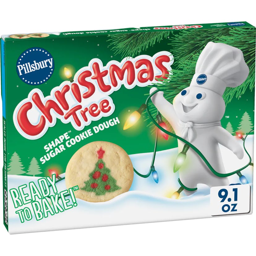 Pillsbury Ready to Bake! Christmas Tree Shape Sugar Cookie Dough
