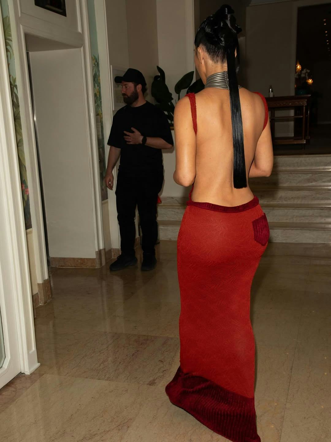 Kim Kardashian's nip-baring Galliano gown