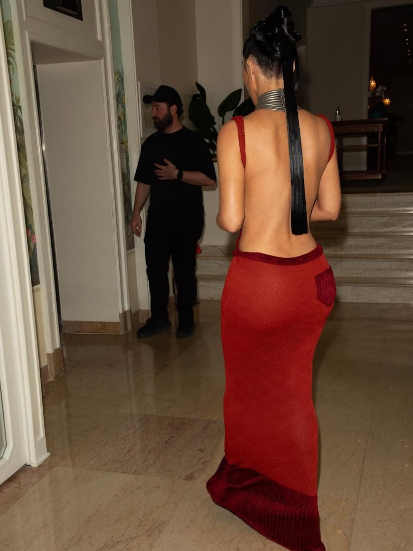 Kim Kardashian's nip-baring Galliano gown
